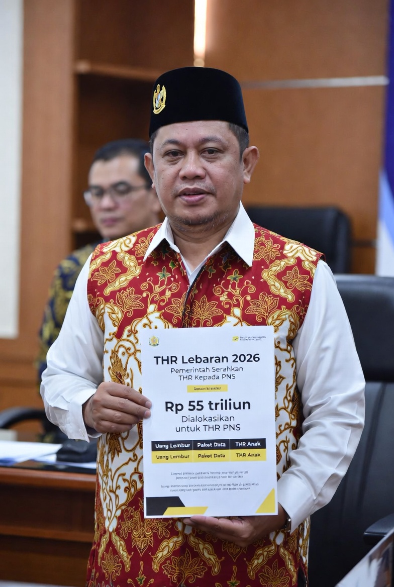 THR Lebaran 2026 ASN Termasuk PNS Sudah Cair Rp 55 Triliun, Pensiunan Dapat Rp 11,4 Triliun – Cek Komponennya!